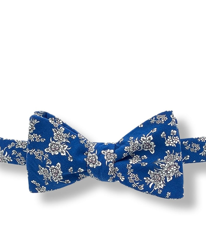 Kircaldy Blue Floral Bow Tie