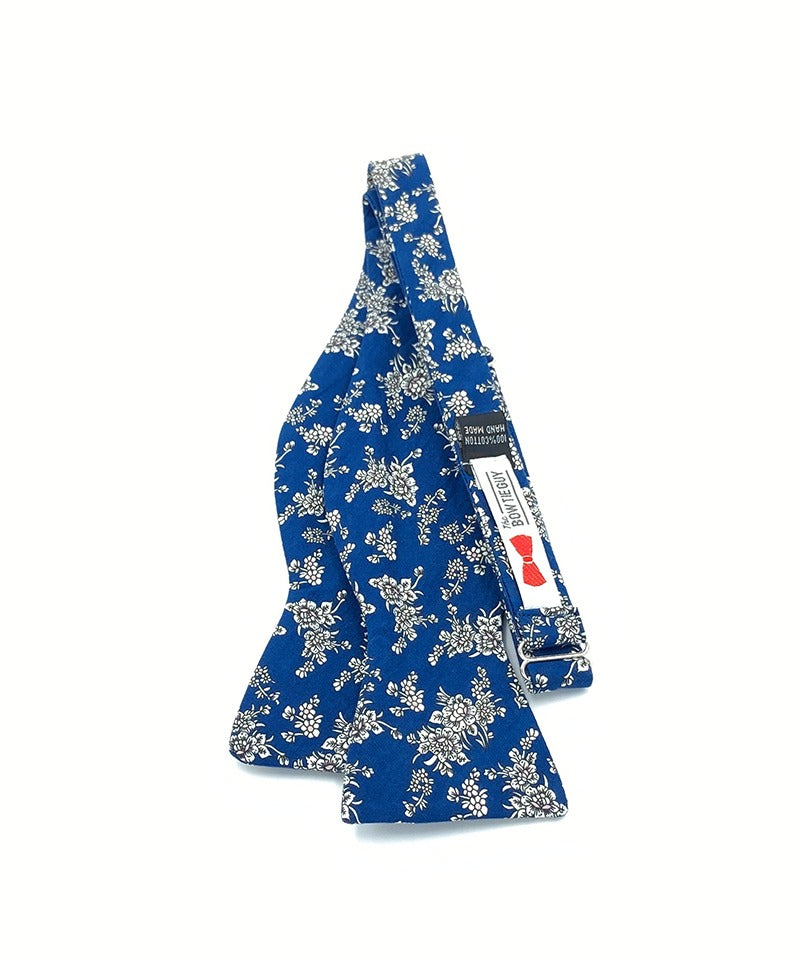 Kircaldy Blue Floral Bow Tie