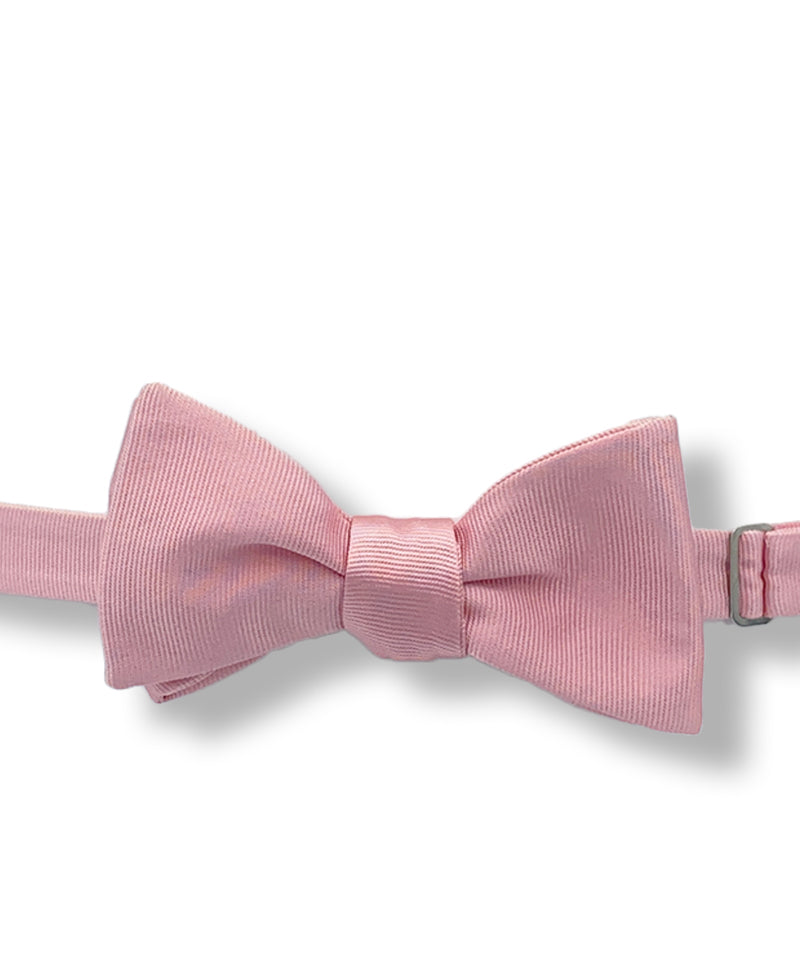 Italian Silk Pink Bow Tie