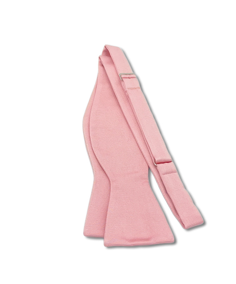 Italian Silk Pink Bow Tie