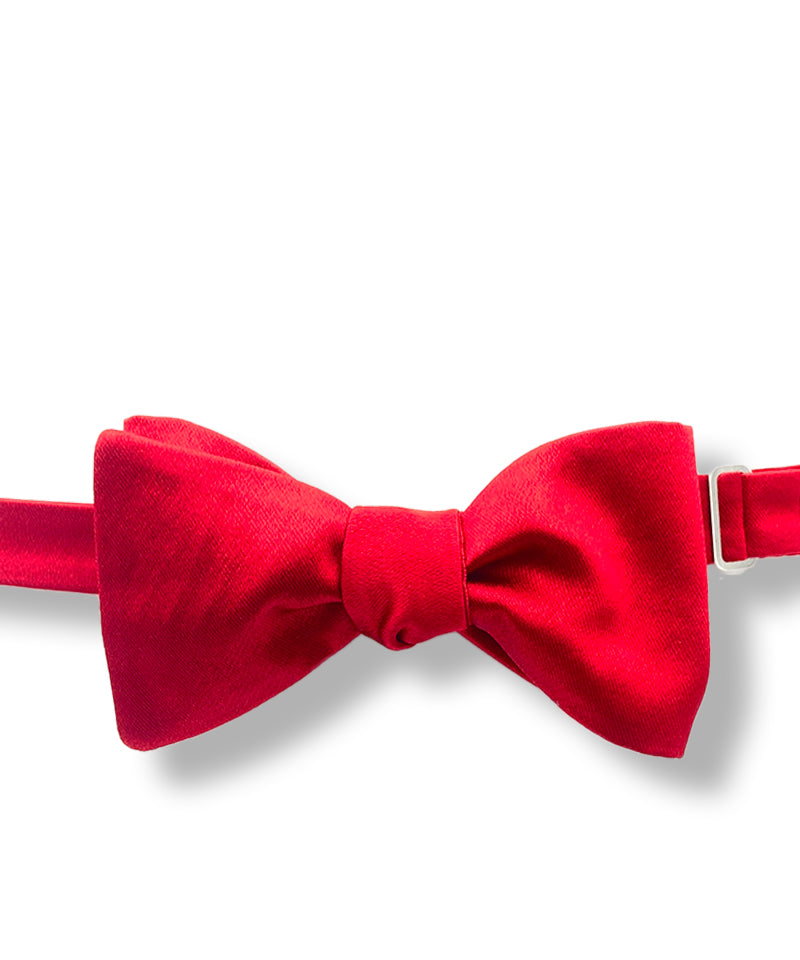 Italian Silk Red Bow Tie