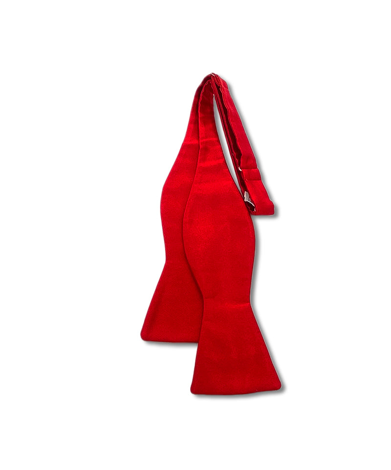 Italian Silk Red Bow Tie