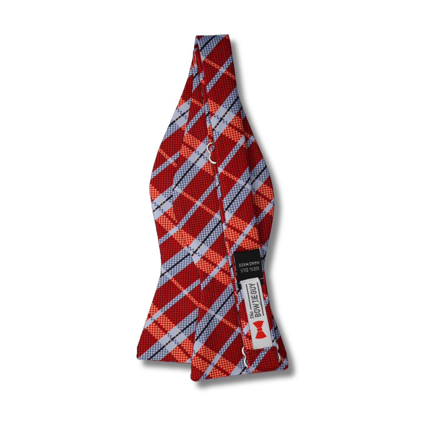 Heritage Plaid Bow Tie – Red & Blue